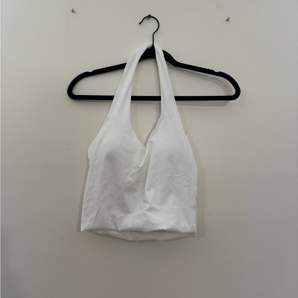Klassy Network White Halter Top